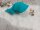 Kopftuch mit Schirm und Gummizug, Musselin hellmint, KU: 40-57 cm